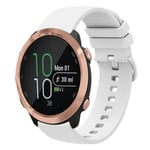 Garmin Forerunner 645 Music Watch-rem i silikone, 20mm - Hvid