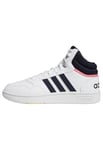 adidas Femme Hoops 3.0 Mid Classic Shoes Sneaker, Legend Ink/FTWR White, Fraction_43_and_1_Third EU