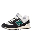 New Balance574 Trainers - Black/Green