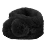 YJZQ Écharpe d’Hiver Femme Écharpe en Fausse Fourrure Hiver Tour de Cou en Peluche Écharpe Laine Doux Chaud Foulard Épais Châle Court Cache Col pour Soirée Bal