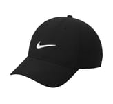 NIKE Golf Dri-FIT Swoosh Front Cap, Black/White