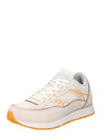 Woden Femme Hailey Tech Mesh Basket, Blanc Naturel et Orange, 36 EU