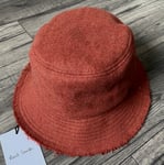 PAUL SMITH MAINLINE WOOL BUCKET HAT LOGO LINING SIZE L BNWT