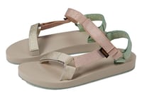 Teva Original Universal Metallic Sandal for Girls, Multi Metal Clay, 11.0 cm