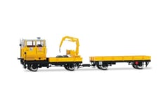 Rivarossi HR2911S DB AG, maintenance vehicle KLV 53 yellow livery "Netz Instandhaltung", ep. V-VI, with DCC sound decoder, Diesel Locomotive