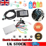 24V-36V Waterproof LCD Display Panel Electric Bicycle Scooter Controller Kit UK