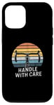 Coque pour iPhone 13 Handle With Care Jeu de puns pour vélo Produit amusant