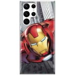 ERT GROUP Coque de téléphone Portable pour Samsung S22 Ultra Original et sous Licence Officielle Marvel Motif Iron Man 008 Parfaitement adapté à la Forme du téléphone Portable, Coque en TPU