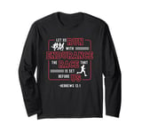 Let Us Run With Endurance The Race Marathon Running Long Sleeve T-Shirt