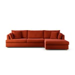 Habitat Holmfirth Right Hand Corner Sofa - Burnt Orange 4 Seater