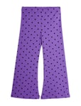 Mini Rodini Polka Dot Flared Trousers Lila