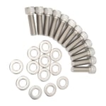 12Pcs Steel HeadSet ForSmall Block Engines - High Strength Head Fasteners