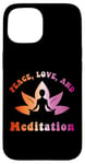 Coque pour iPhone 15 Fierté lesbienne, paix subtile, amour et méditation, New Age, LGBTQ