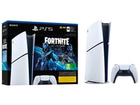 Sony PlayStation 5 SLIM Disc 1TB + Fortnite Cobalt Star - White