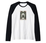 The Hermit Tarot Card Art Loner hermits art Raglan Baseball Tee