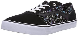 Vans Milton, Women's Low-Top Trainers, Black/Multicoloured, 5.5 UK