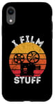 iPhone XR Filmmaker Regisseur I Film Stuff Film Camera Retro Sunset Case