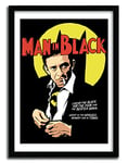 K.Olin Tribu - Affiche MAN IN BLACK par BUTCHER BILLY Affiche, Papier, Blanc, 30 x 40 x 0.1 cm Affiche MAN IN BLACK par BUTCHER BILLY2C