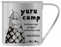 Laid-Back Camp Yuru Camp Nadeshiko Kagamihara Metal Tin Mug Travel Cup Cospa