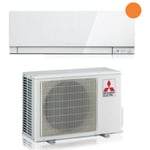 Climatiseur Mitsubishi electric inverter kirigamine zen r-32 white 15000 btu msz-ef42vgkw white wi-fi integrated -(new)