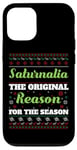 Coque pour iPhone 12/12 Pro Saturnales : la raison originale de la saison - Un Noël laid