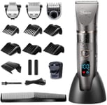 Hatteker Professional Hair Clipper Cordless Clippers Hair Trimmer Beard Trimmer