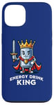 iPhone 13 Energy Drink King Funny Can of Energy Drink Case