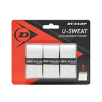 DUNLOP 613269 U-Sweat Tennis Overgrip White 3 Adulte Unisexe, Blanc, Taille Unique