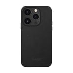 Coque en Suède Alcantara pour Apple iPhone 14 Pro, Minuit Noir - Neuf