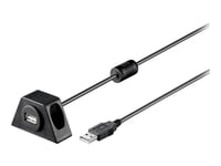 Goobay - Usb-Förlängningskabel - Usb (Hona) Till Usb (Hane) - Usb 2.0 - 2 M - Svart