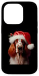 iPhone 14 Pro English Setter With Santa Hat Christmas Dog Owner Lover Mom Case