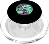 Mardi Gras Alien PopSockets PopGrip pour MagSafe