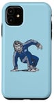 Coque pour iPhone 11 Break Dancing Sasquatch B-Boy Bigfoot Dancer