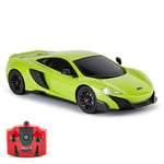 CMJ RC Cars™ McLaren 675LT Officially Licensed Remote Control Car 1:18 Scale Working Lights 2.4Ghz Green