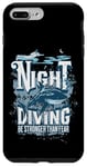 iPhone 7 Plus/8 Plus Night Diving Scuba Diving Gear Shark Stronger Than Fear Case