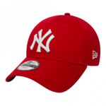 New Era Kids NY Yankees 9 Forty Basic League Cap - Scarlette Red / White