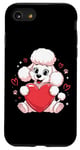 iPhone SE (2020) / 7 / 8 Cute Poodle Love Heart Valentines Day Poodle Lover Case