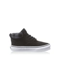 Vans Childrens Unisex Era Hi MTE Lace-Up Black Nubuck Leather Kids Plimsolls 302I2J Black/Nubuck - Size UK 13 Kids