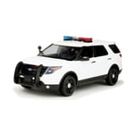 MOTOR MAX - Voiture de police avec sons et lumières couleur blanche – FORD In...