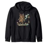 Baba-Yaga House Zip Hoodie