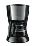 PHILIPS Daily Collection Kaffetrakter 1000W, 1,2 liter/10 kopper, auto-off, dryppstopp, aromablander, sort 1000W, 1,2