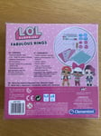 LOL Surprise Fabulous Rings Clementoni DIY Craft Set Age 6+