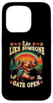 iPhone 15 Pro Live Like Someone Left Gate Open Dachshund Dog Pet Owner Case