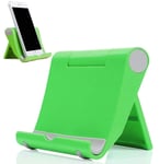MISKQ Universal mobile phone tablet computer stand folding desktop lazy stand for: Samsung Galaxy S20 Ultra/Galaxy A51/Galaxy M80S/Galaxy Tab S6 and other Samsung mobile phones and tablets(green)