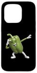 Coque pour iPhone 15 Pro Poivron vert réaliste