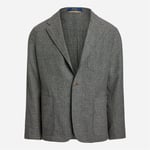 Single Breasted Sportcoat - Black/Cream