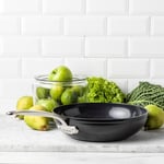 GreenPan Barcelona Pro Non-Stick Hard Anodised Aluminium Wok, 28cm