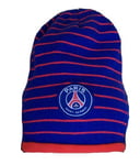 PARIS SAINT GERMAIN Bonnet réversible Football PSG - Collection Officielle Ligue 1 - Taille Unique Adulte et ado