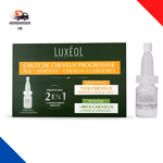 LUXÉOL - Chute De Cheveux Progressive 2 En 1 - Favorise La Croissance