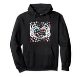 Skeleton Hand Heart Funny Bones Valentine's Day Men Women Pullover Hoodie